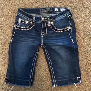 Miss Me Girls Bermuda Shorts